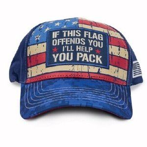 If This Flag Offends U I’ll Help You Pack Hat - NEW Fast Ship